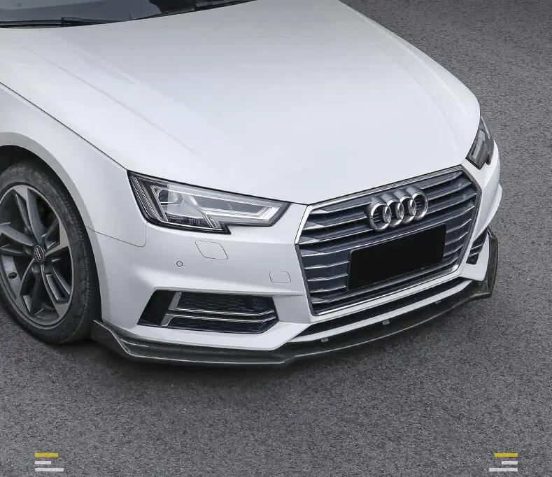 Защитный диффузор для заднего бампера Audi A4 ABS 2017 2018 комплект корпуса бампер