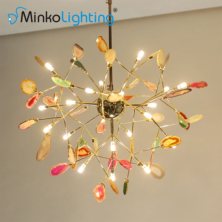 Led подвесное Освещение Современная Люстра декоративная железная Подвесная лампа