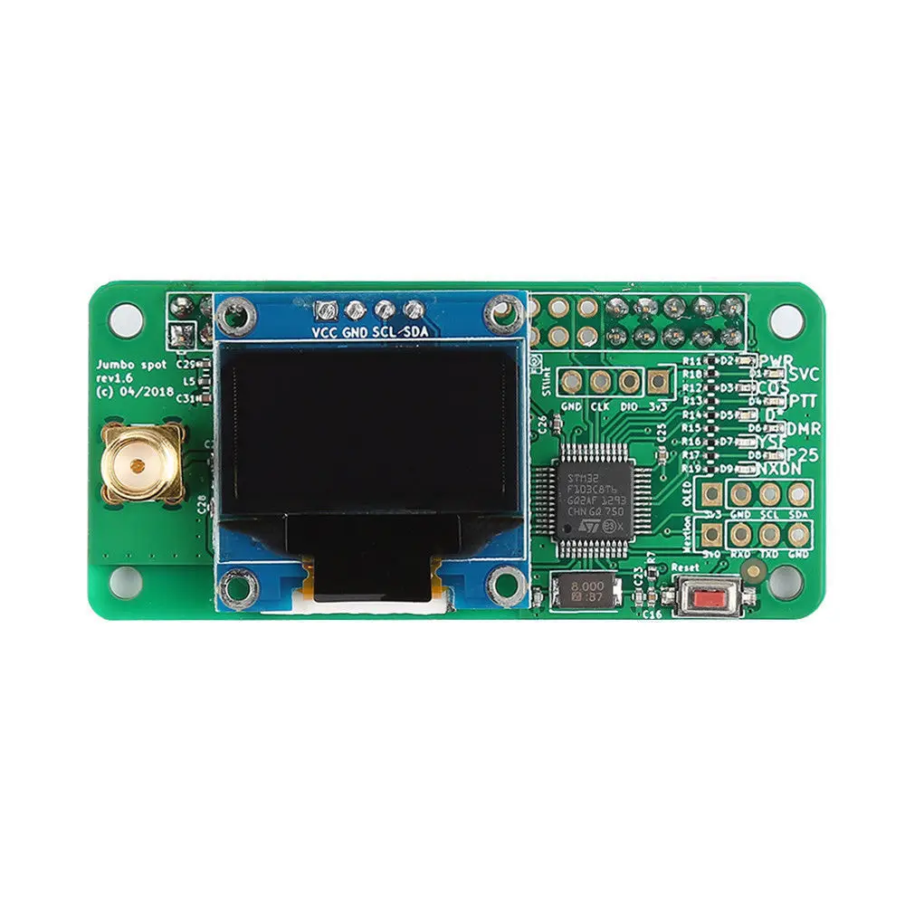 V1.7 Jumbospot UHF VHF UV MMDVM точка доступа для P25 DMR YSF DSTAR NXDN Raspberry Pi Zero 3B 3B|Демонстрационные