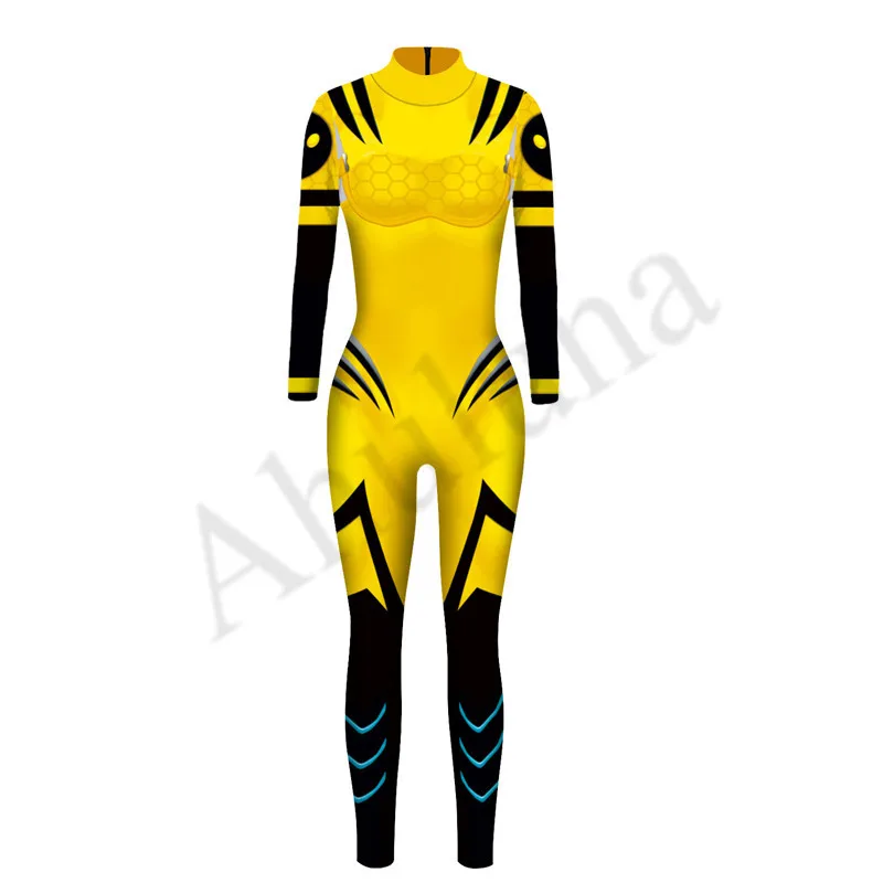 BAX060 7 цветов X для мужчин Анна Marie Rogue Косплей Костюм для женщины zentai боди костюм комбинезоны для Хэллоуина вечерние C129 - Цвет: BAX060