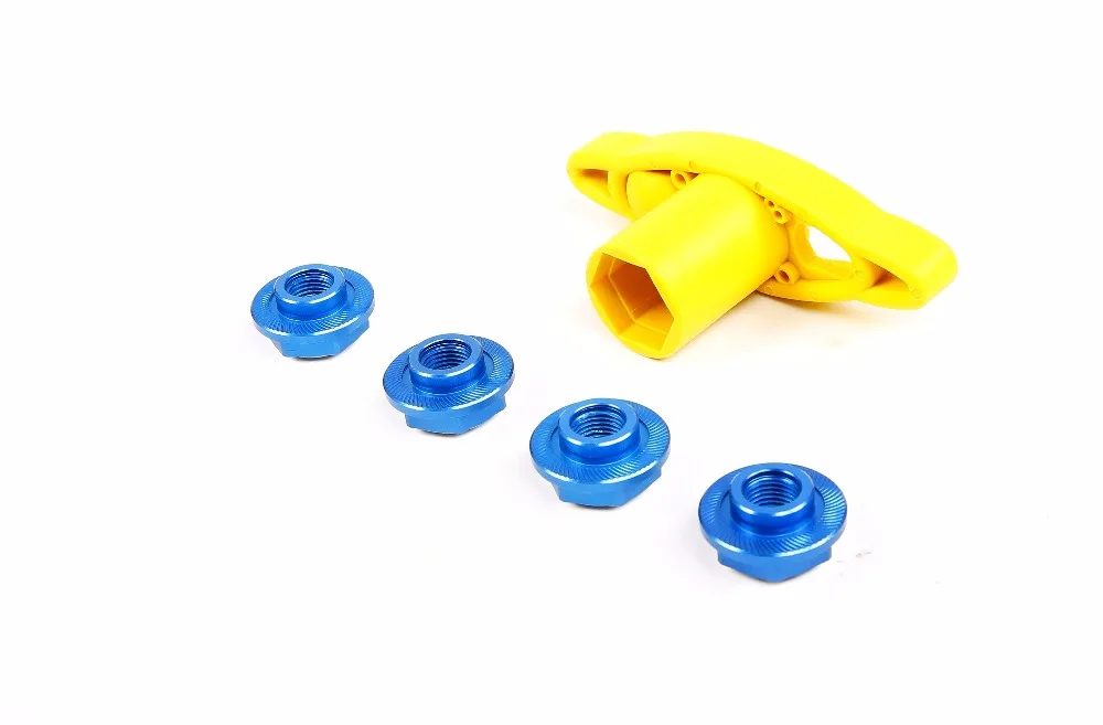 Пластиковый гаечный ключ и алюминиевая гайка колеса для 1/5 Losi 5ive T Rovan Lt King Motor X2 Rc