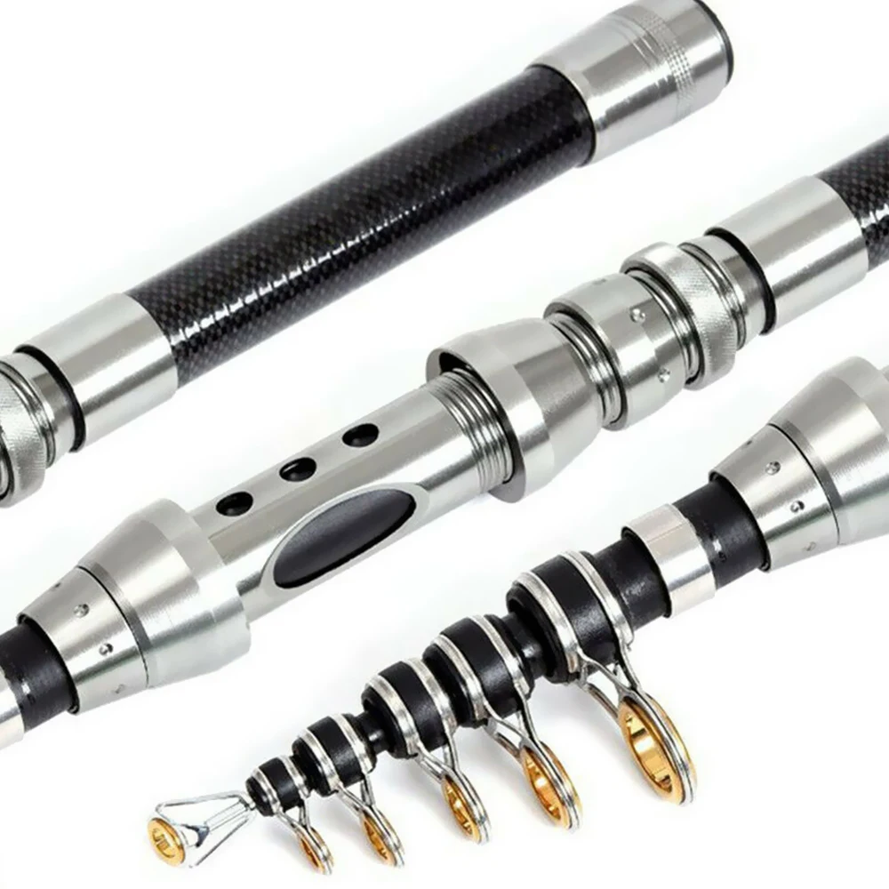 1 5 м 2 4 М удочка для ловли карпа жесткое углеродное волокно телескопическая