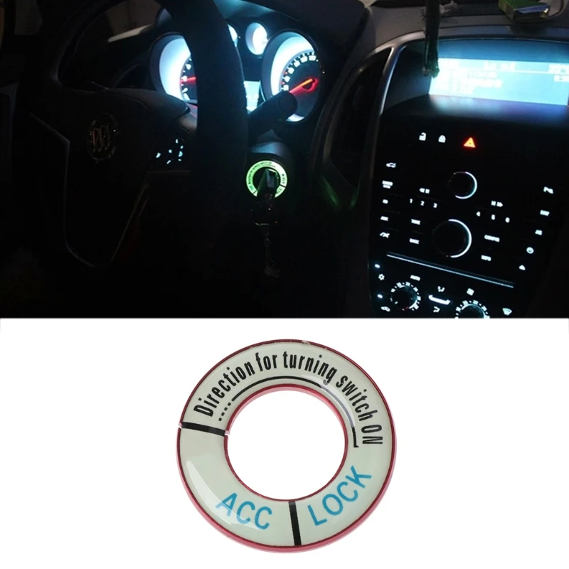 Горячий Новый автомобильный переключатель отверстия зажигания кольцо Крышка