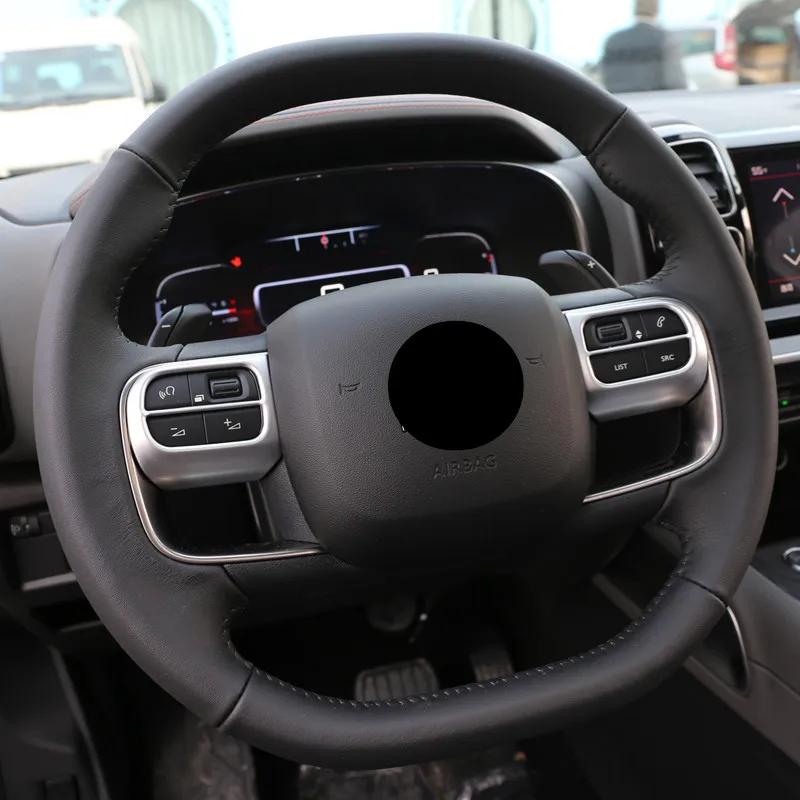 Подходит для Citroen C5 Aircross внутреннее рулевое колесо литье блестки ABS Хромированная