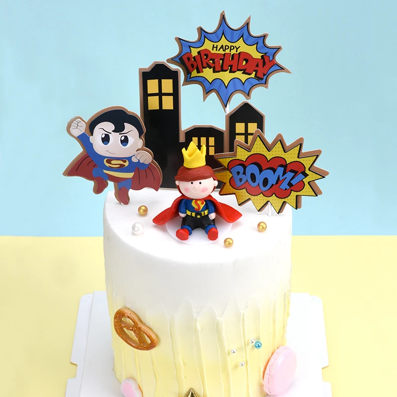 Cakelove Мягкая Керамика супер плащ Маленький принц торт Топпер десерт вечерние
