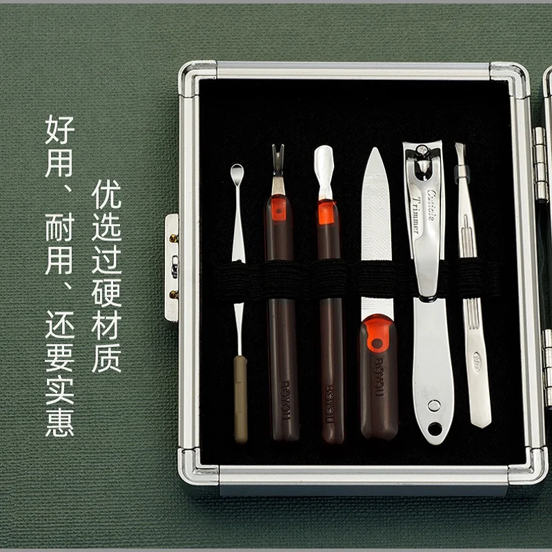 Бойоу Нержавеющая сталь машинки для стрижки ногтей набор маникюра Красота