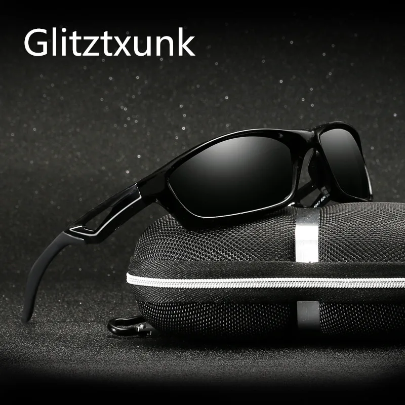 

Glitztxunk Polarized Sunglasses Men Sports Brand Designer Retro Outdoor Driving Sun Glasses For Male Goggles oculos masculino