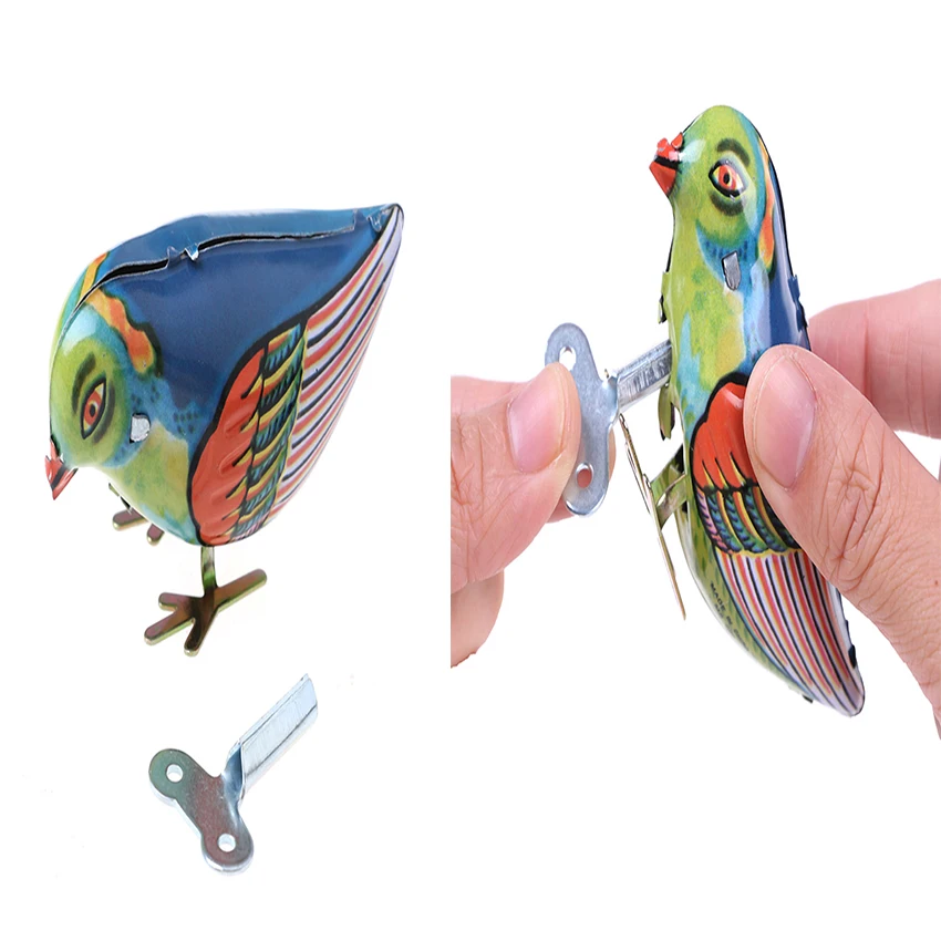 Винтажная жестяная игрушка Magpie Классическая заводная Механическая оловянная