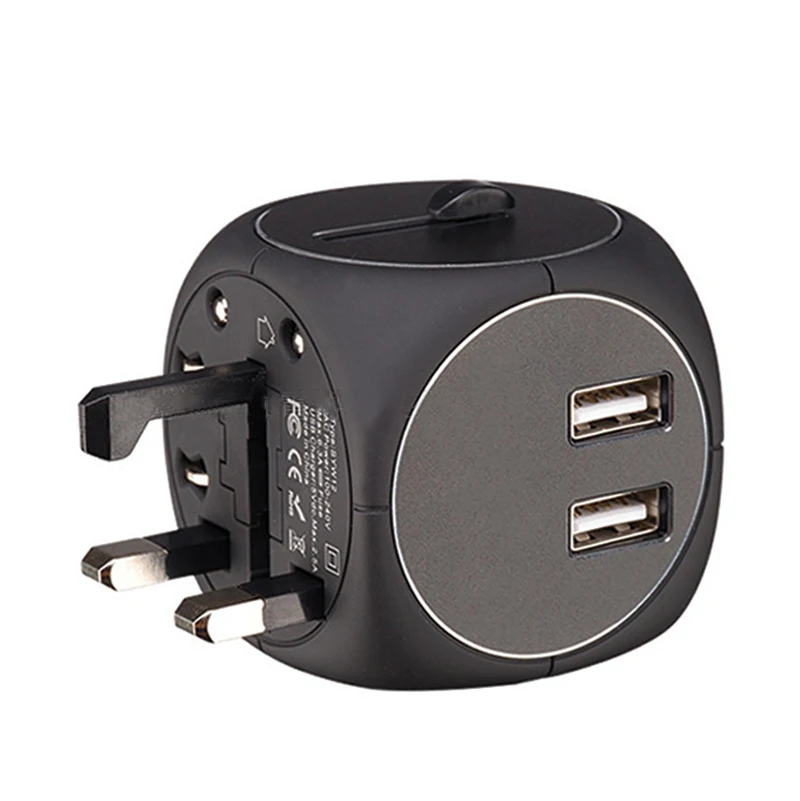 Универсальный адаптер переменного тока для путешествий KY47 переходник зарядного