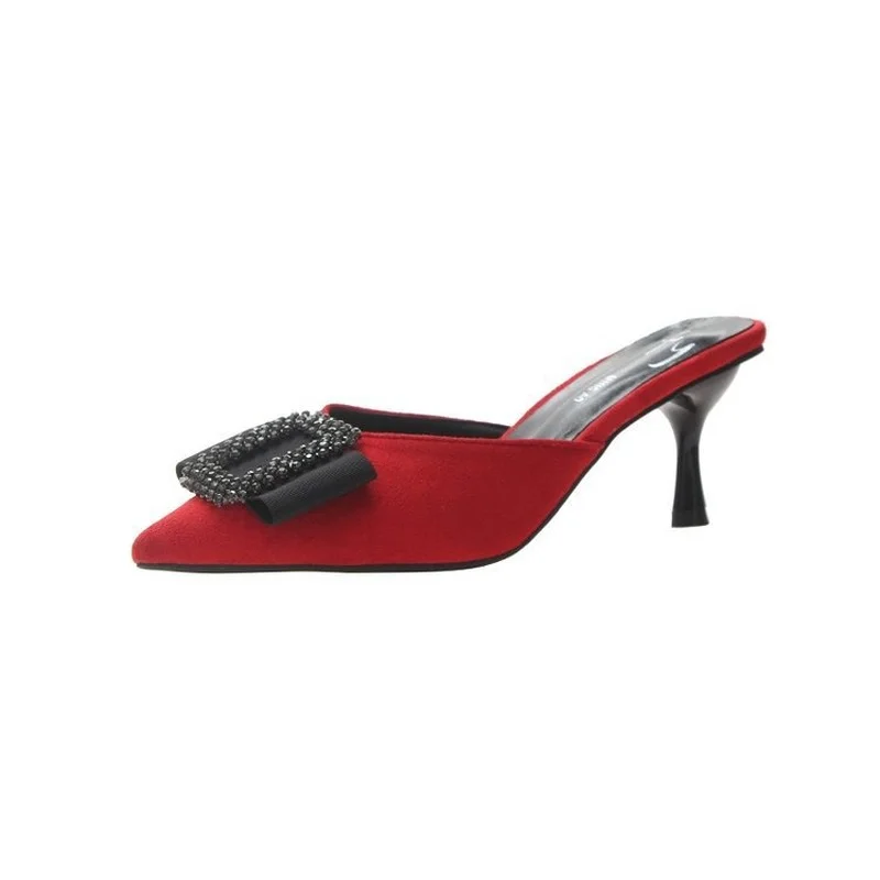 

2021 Summer Fashionable Comfortable Ladies Sandals and Slippers Pointed Casual Sandals and Slippers Mature Sexy Sandals Slippers