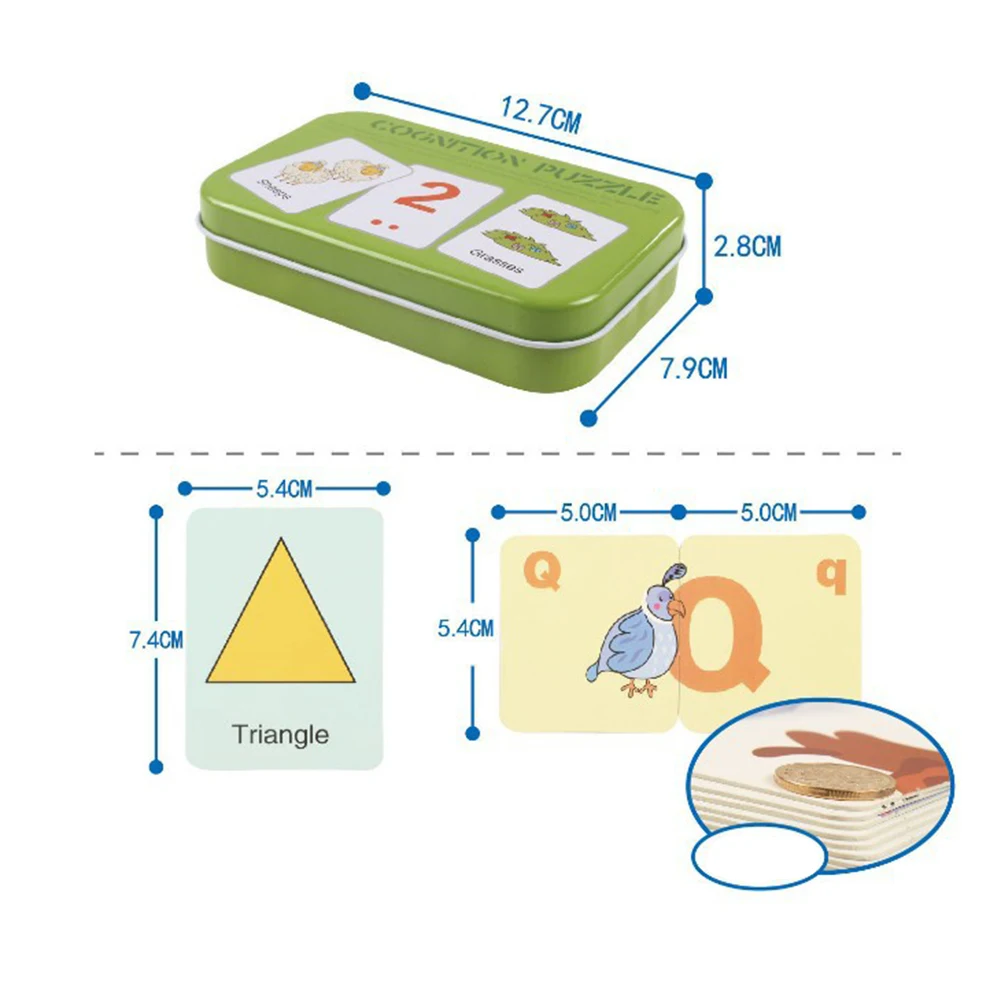 Развивающие игрушки для детей Обучающие карточки Монтессори фрукты китайский