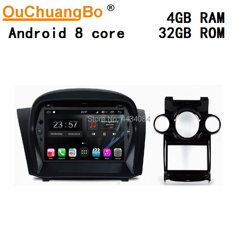 Ouchuangbo автоаудио стерео S300 платформа для Ford Fiesta 2014 Поддержка Wifi 8 ядер 4 + 32 SWC HD