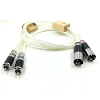 high quality nordost odin 2rca to 2xlr cable hi end rca male to xlr male audio cable