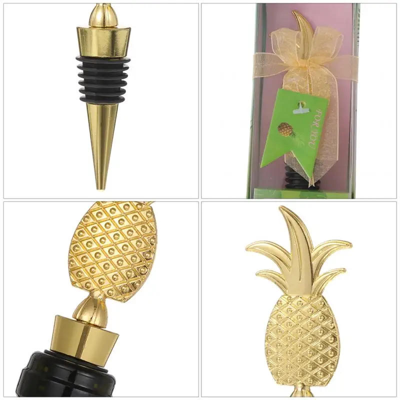 

1pc Pineapple Shape Wine Bottle Plugs Wine Bottle Stopper Kitchen Bar Table Decoration Accessories
