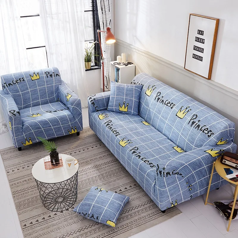 

Cartoon Girl Pet Sofa Cover Elastic Sofa Cover Living Room Sectional Corner Sofa Slipcover Armchair Couch Cover 1/2/3/4-seater