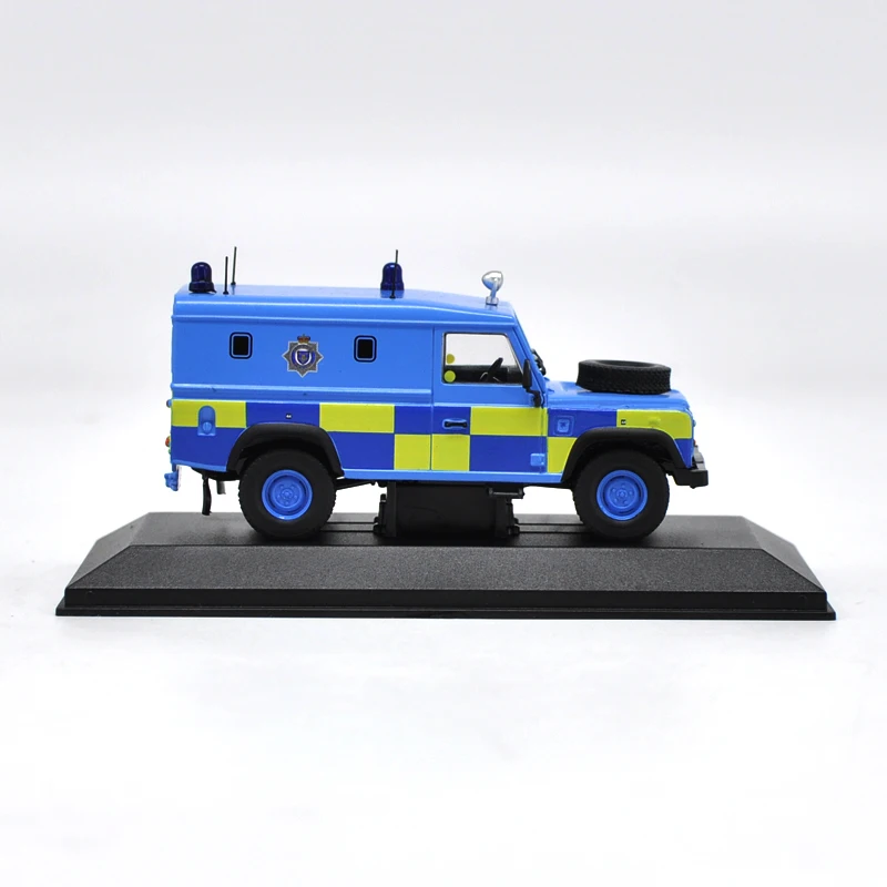 Высокотщательно 1:43 Defender Police SUV модель автомобиля из сплава статическая