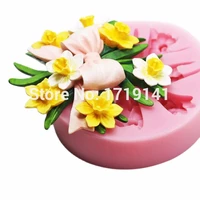 fower bouquet silicone candy chocolate mould