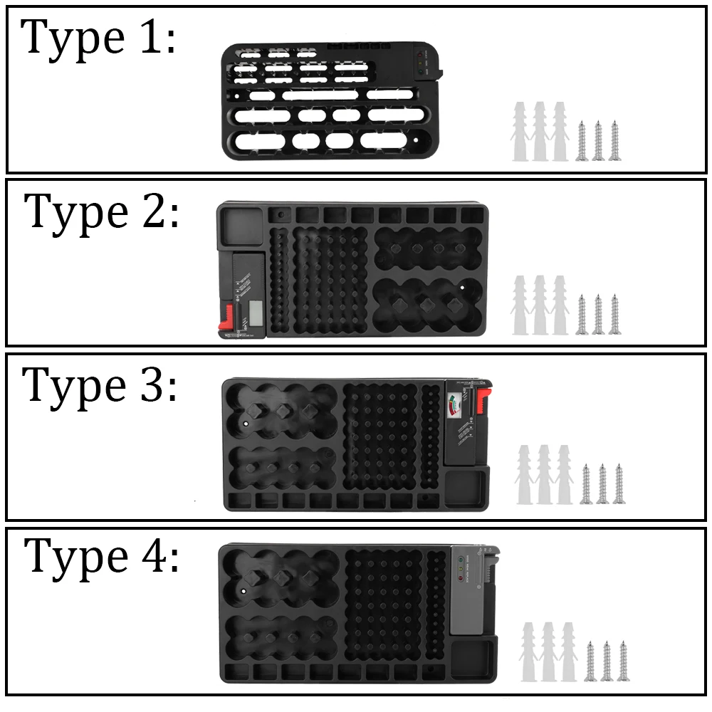 Портативный Батарея коробка органайзер хранилище сумочка сотовый Чехол с
