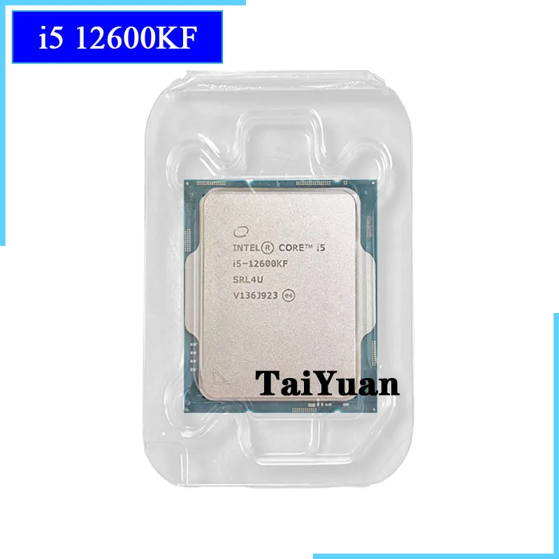 

Процессор Intel Core i5-12600KF i5 12600KF, 3,4 ГГц, десять ядер, шестнадцать потоков, 10 нм, L3 = 20 МБ, 125 Вт, LGA 1700 новый, без охладителя