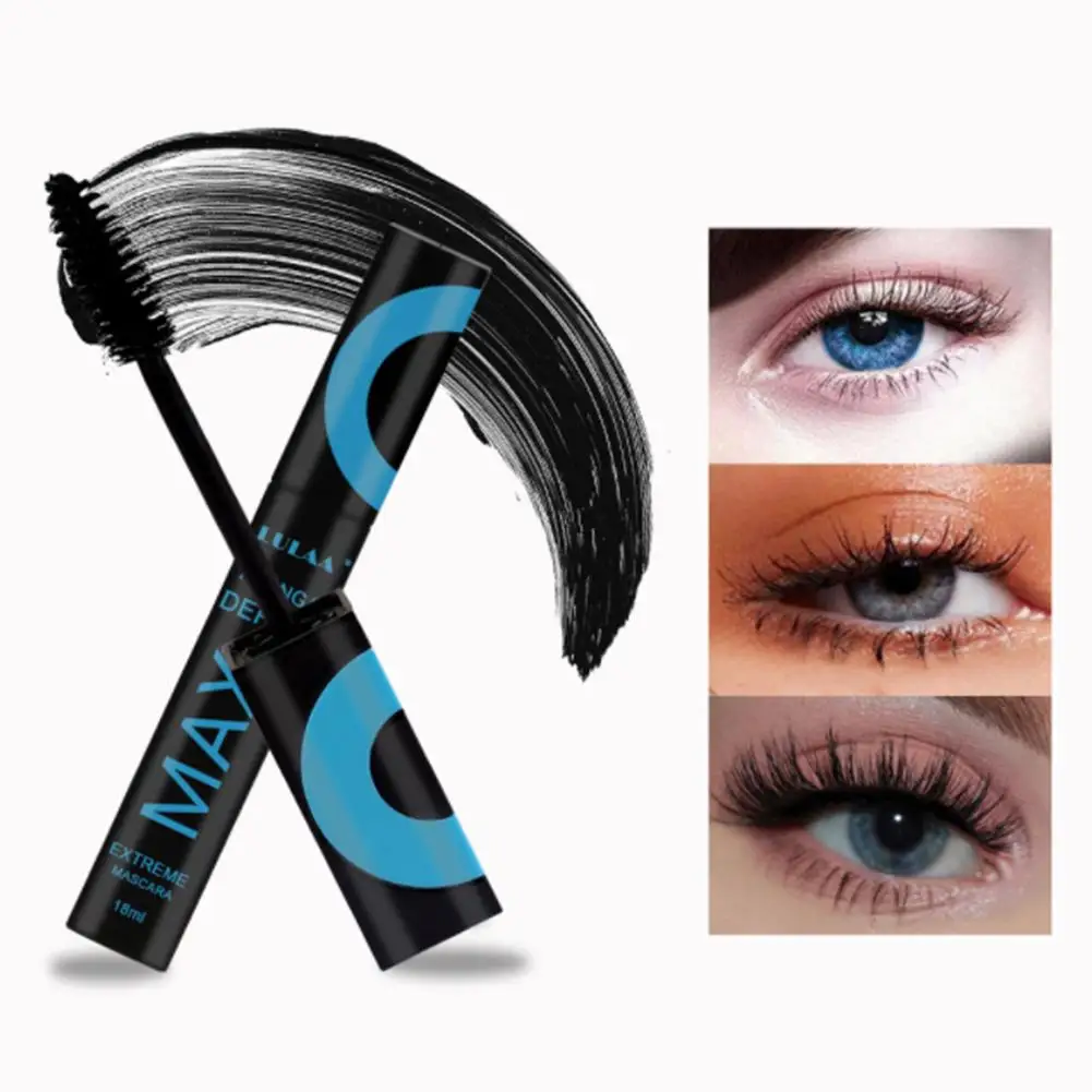 Новинка Водостойкая тушь для ресниц густая длинная не размазывает антипригарное