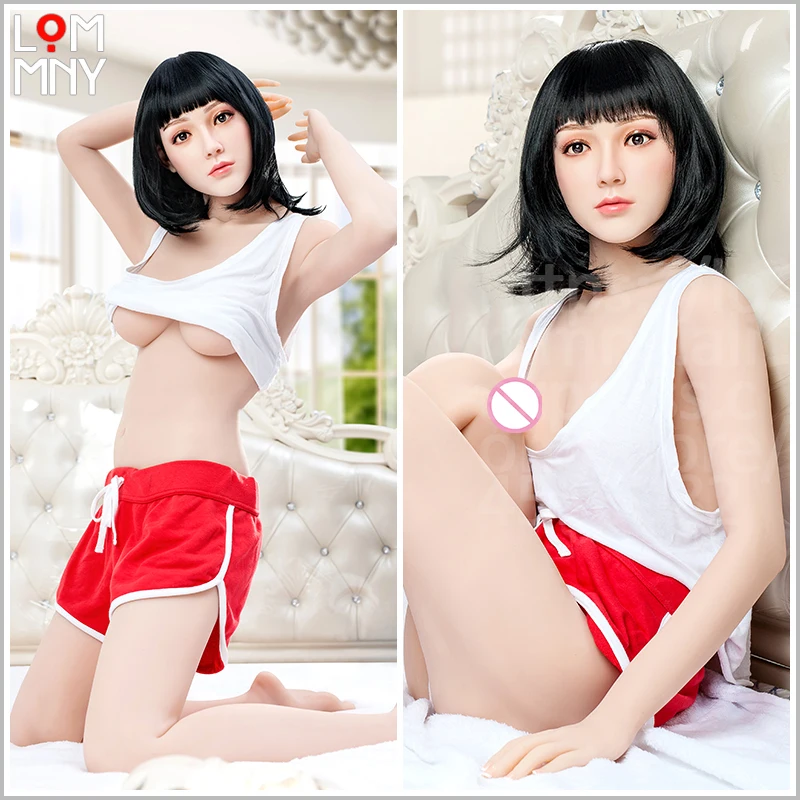 LOMMNY Asia Реалистичная Силиконовая секс кукла в натуральную величину груди