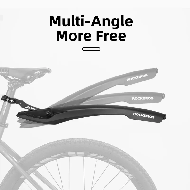 ROCKBROS крыло для велосипеда мягкий пластиковый задний фонарь многоугольный