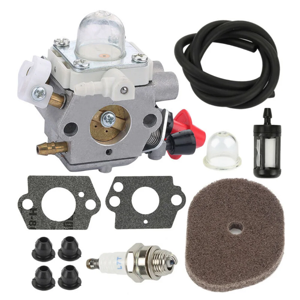 

Air Filter Carburetor Fuel line Fuel Filter Spark Plug For STIHL FS70C