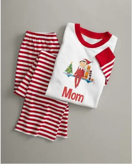 Одинаковая одежда для сна из хлопка всей семьи пижамы мамы папы и детей с героями