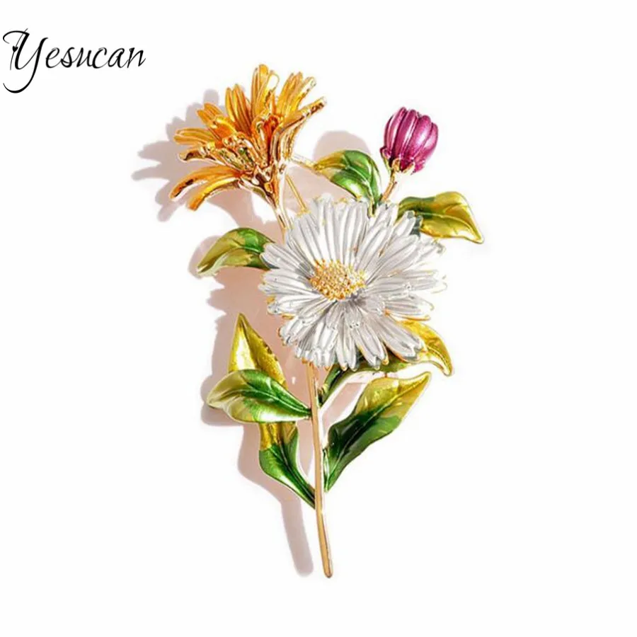 Лидер продаж креативная брошь в виде цветка ювелирное изделие