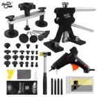 Супер PDR Инструменты для ремонта автомобильных вмятин без покраски черный подъемник вмятин мост съемник горячий клеевой пистолет резиновый комплект молотков удаление Авто кузова вмятин