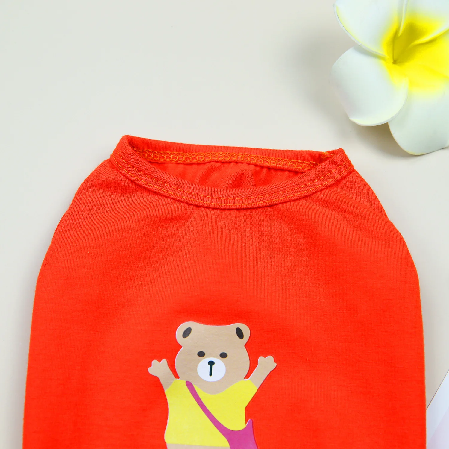 

2021 new Dog clothes Clothing for cats supplies small dogs chihuahua T-shirt french bulldog products Backpack bear print cute an