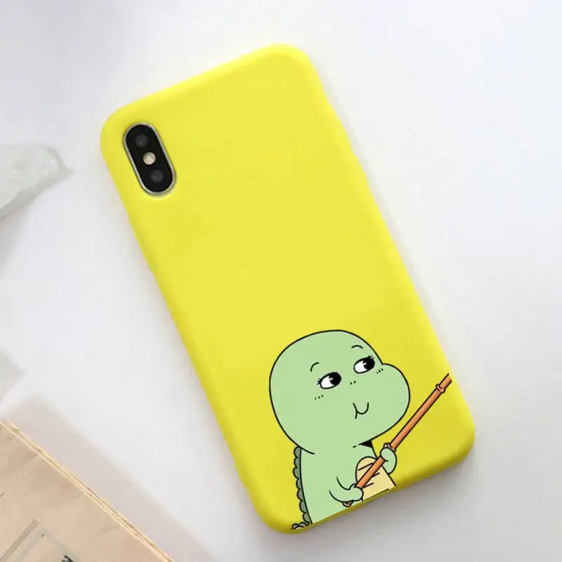

Cute Milk Biscuits Dinosaur BFF Phone Case for iphone 11 12 mini pro max 7 8 plus 6 6s x xs max xr shell