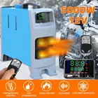 4 отверстия дизелей подогреватель 5KW Регулируемый 12V нагреватель воздуха для автомобиля ЖК-дисплей стояночный отопитель для грузовых автомобилей Мотор-домов лодки автобуса дистанционного нагреватель