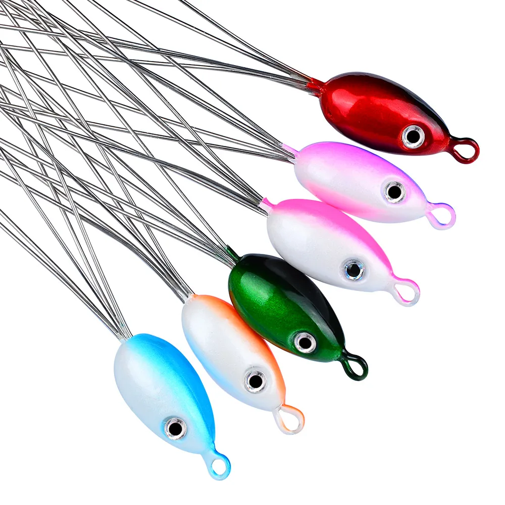 PROBEROS 6 шт. искусственные 5-рычажные зонтики Алабама приманки 9 5 г 21 см нержавеющая