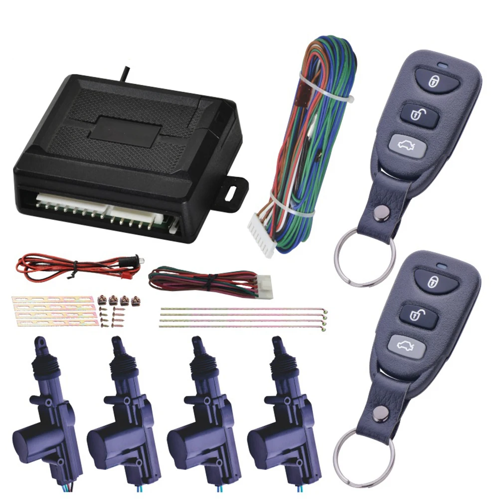 

Car Lock Kit Keyless Central Door Universal Practical Intelligent Quick Remote Easy Install Security Rotation Anti Theft Alarm