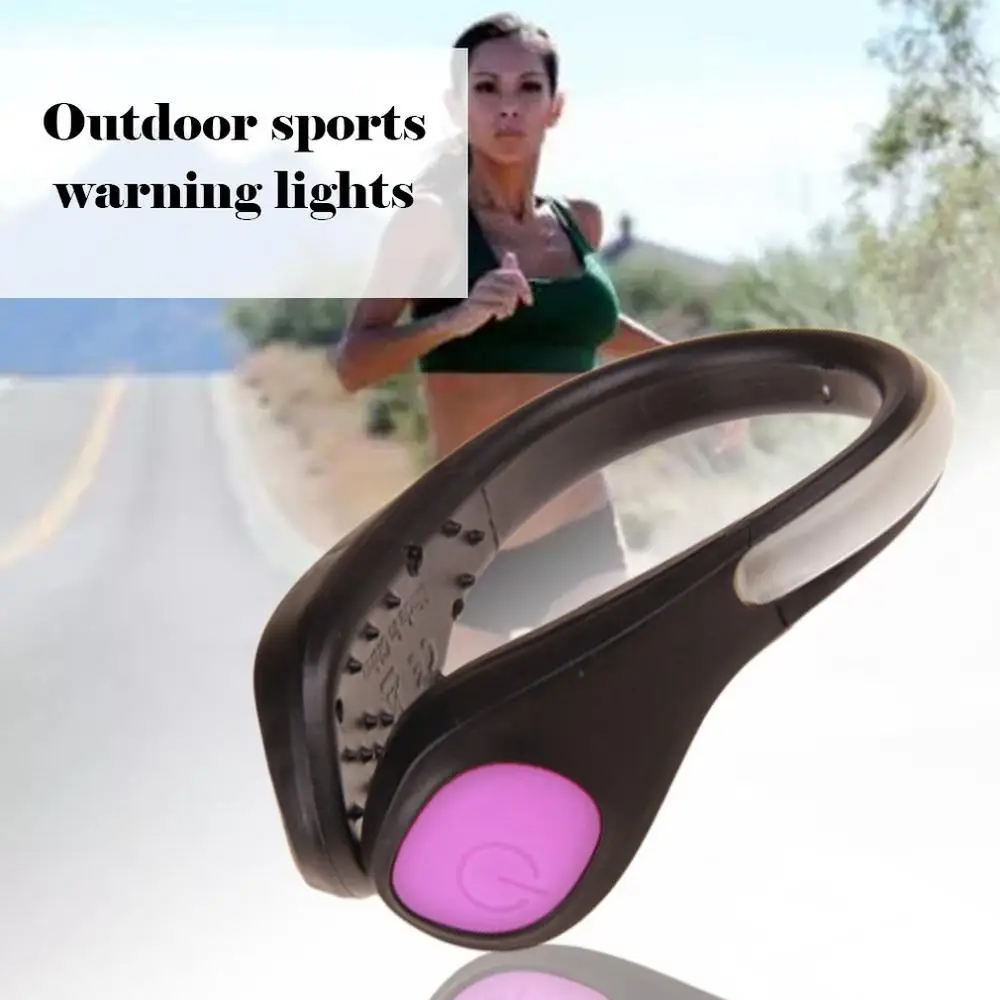 Предупреждение свет безопасности ночного бега обуви предохранительные зажимы