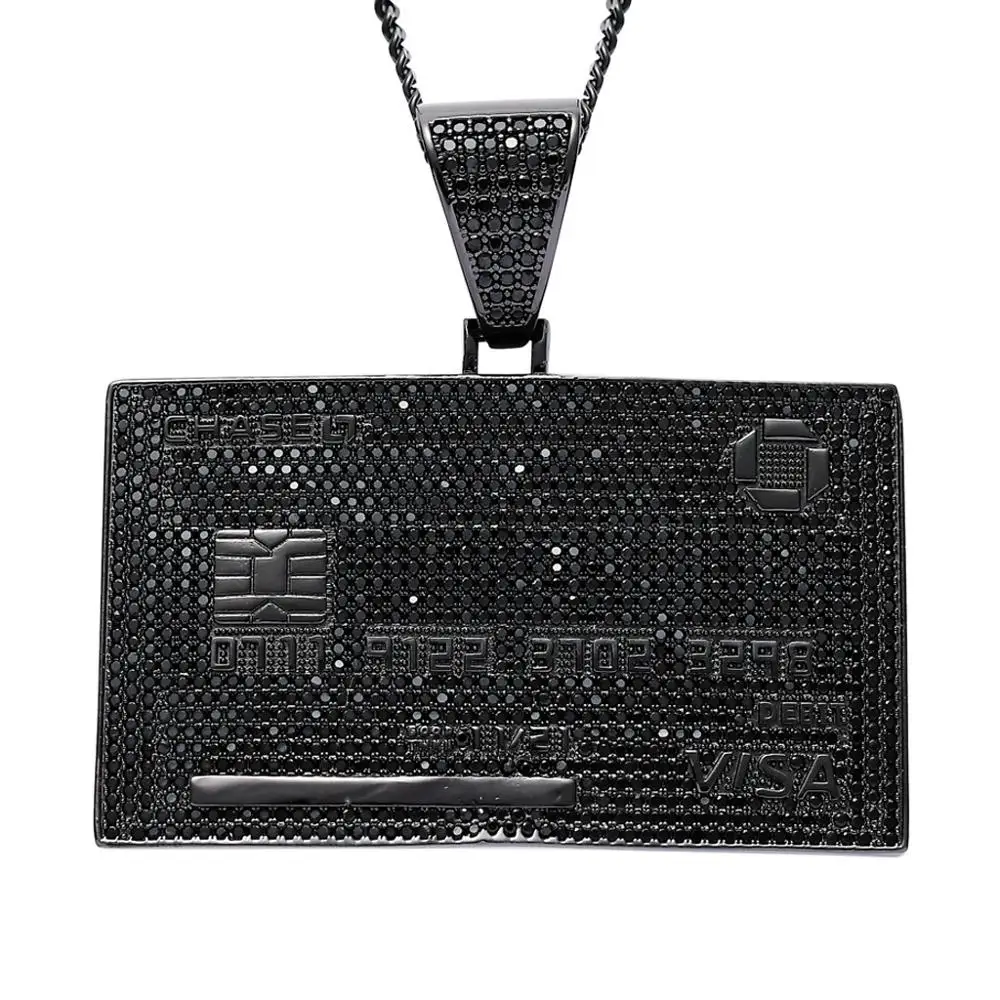 Ожерелье в стиле хип-хоп с фианитами для мужчин и женщин | Украшения аксессуары