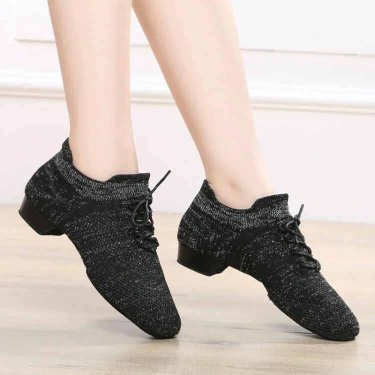 Туфли для латиноамериканских танцев мужские и женские дышащие кроссовки джаза