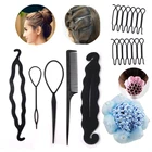 Женская заколка для плетения волос сделай сам, волшебные аксессуары для укладки волос, модная женская заколка для пучка волос, инструменты 2021