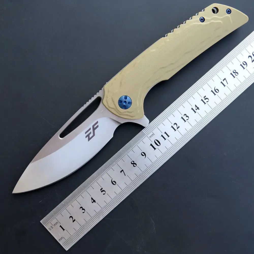 Складной нож Eafengrow EF928 карманный клинок D2 лезвие + рукоятка G10 для кемпинга охоты