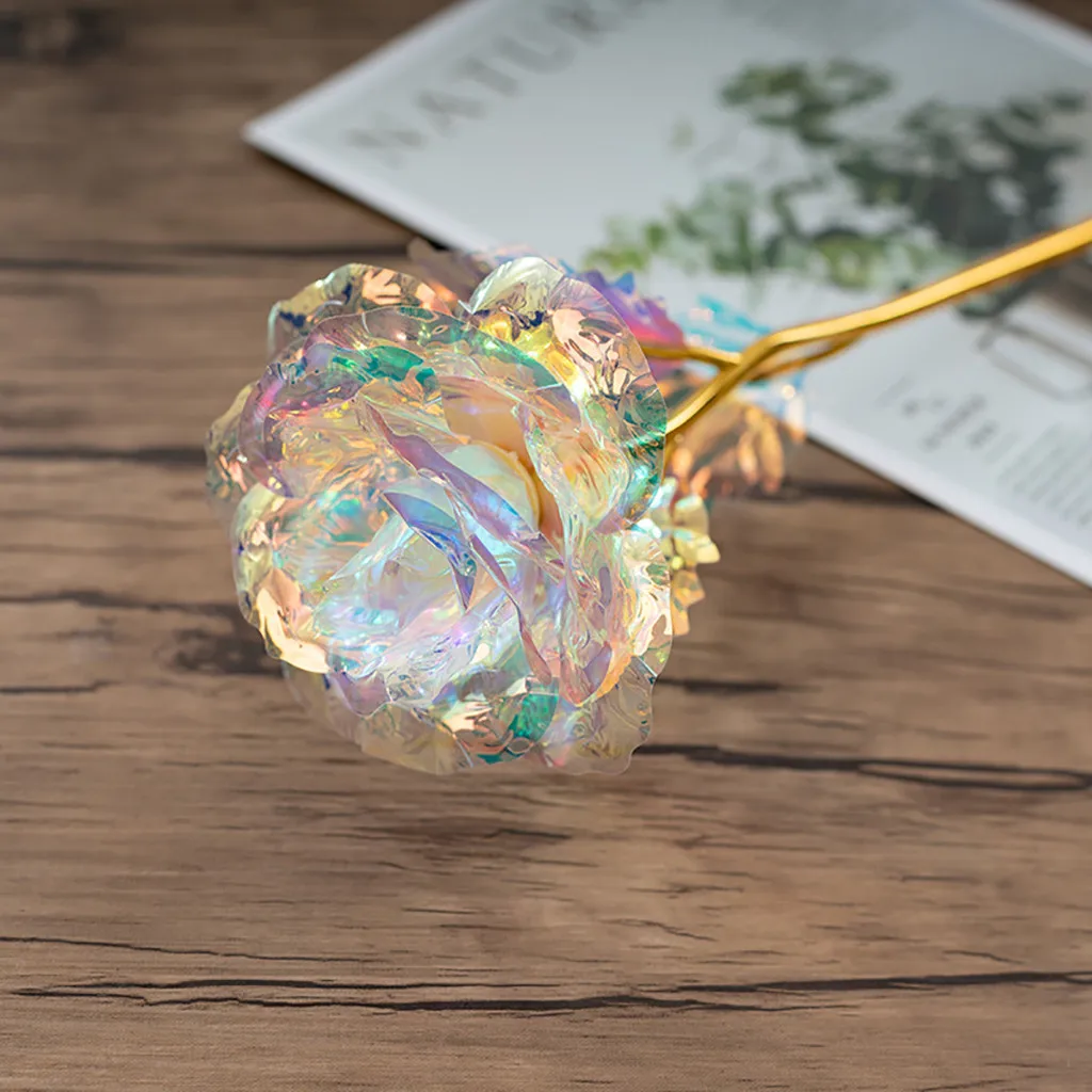 Креативный подарок на день Святого Валентина алюминиевая фольга 24 карата