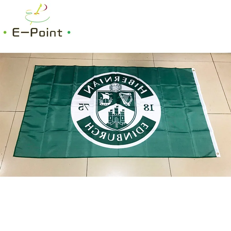 Флаг шотland Hibernian FC 3 фута* 5 футов(90*150 см) размер рождественские украшения для домашнего флага баннер подарки
