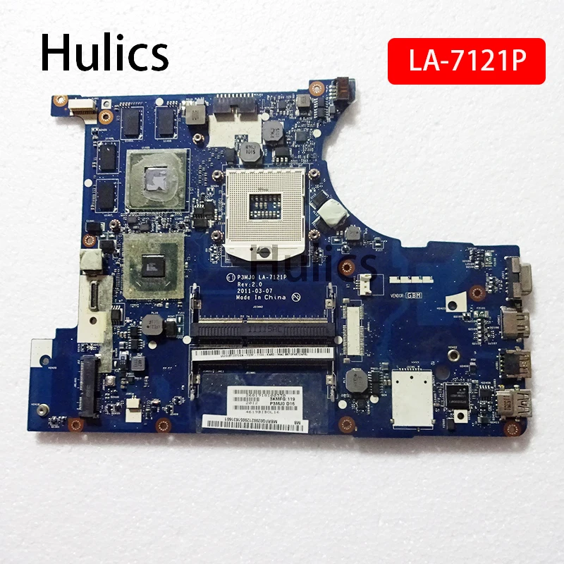 

Материнская плата Hulics для ноутбука Acer 3830 3830T 3830TG, P3MJ0 LA-7121P HM65, оригинальная материнская плата