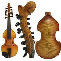 great song brand professional viola damore 7%c3%977 strings 15 carved angel face