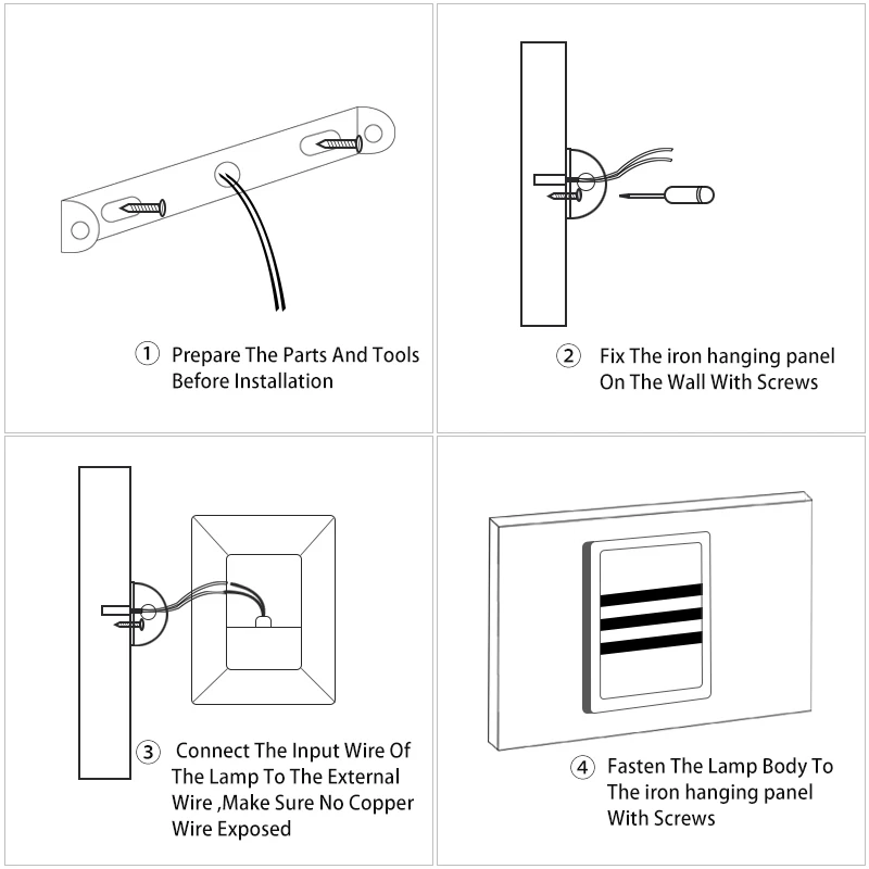 Kenlux 18 Вт пластиковый водонепроницаемый наружный светодиодный настенный
