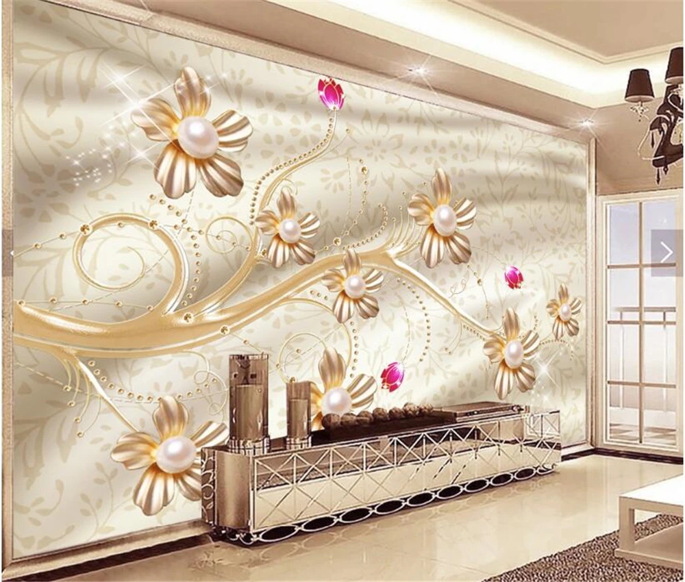 Beibehang большой пользовательский высокой четкости ювелирные изделия Цветочная