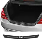 Наклейки на задний бампер автомобиля для Hyundai i10, протектор из углеродного волокна, защитная пластина для багажника автомобиля, пленка, крышка для порога автомобиля, педали, аксессуары