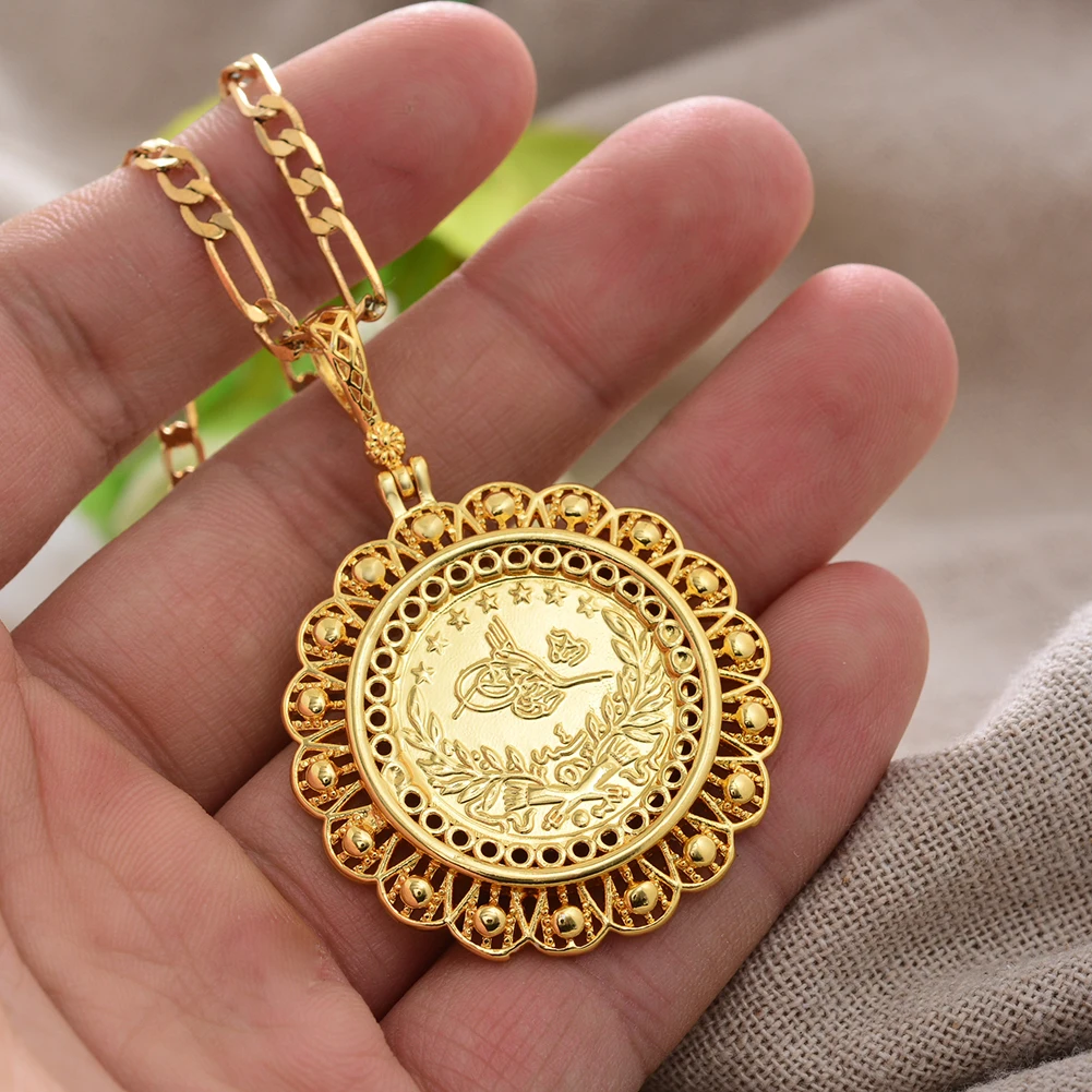 Дубай Ближний Восток Израиль монеты медь золото Цвет кулон подойдет в качестве