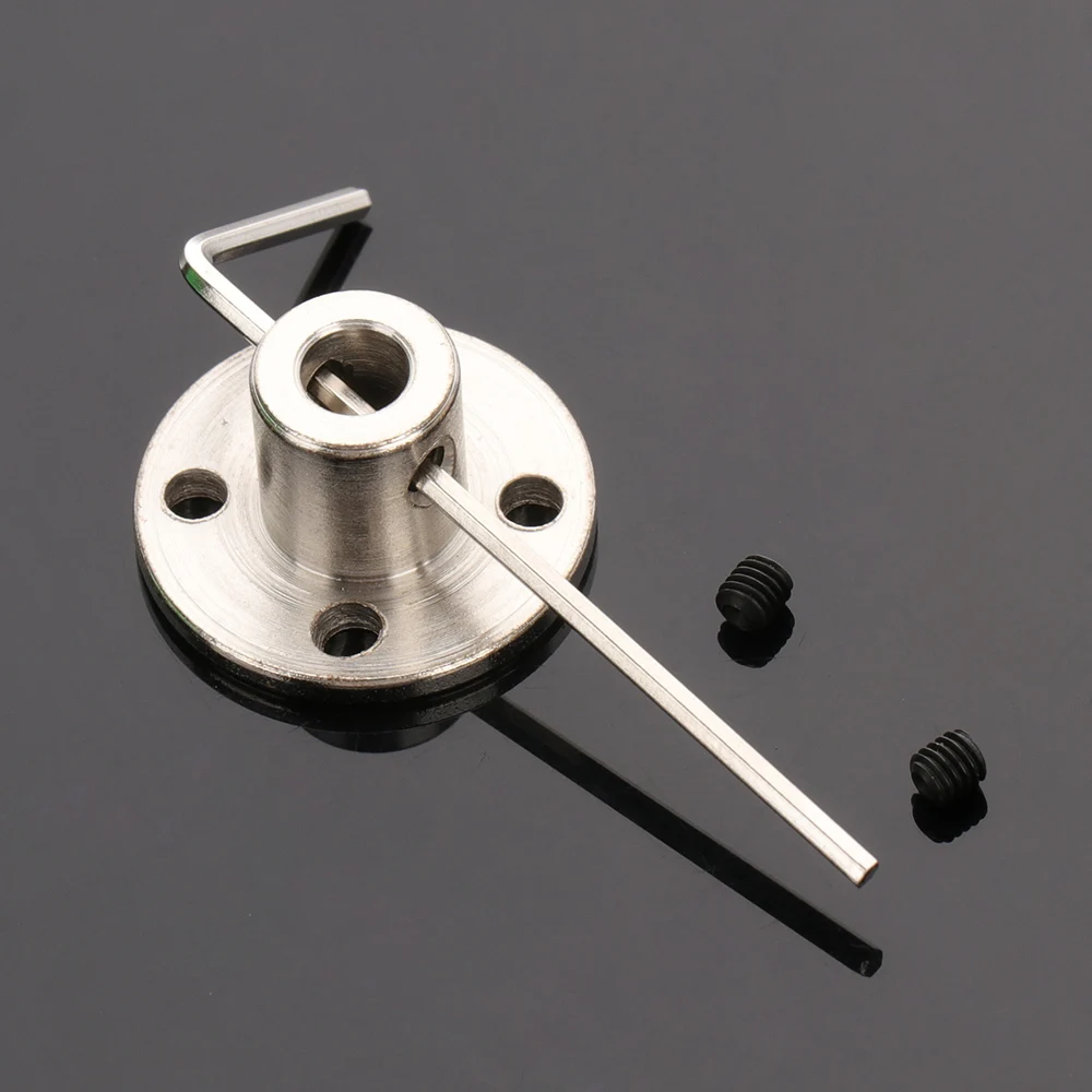 

5mm Rigid Flange Coupling Motor Guide Shaft Coupler Motor Axis Bearing Fitting Connector drop