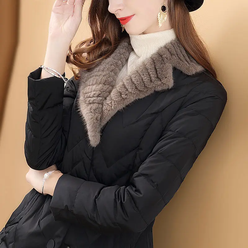 Women's Vest Autumn / Winter 2022 Latest Cotton Vest Women's Long Coat Casual Large Waistcoat Cotton Padded Black Women's Coat